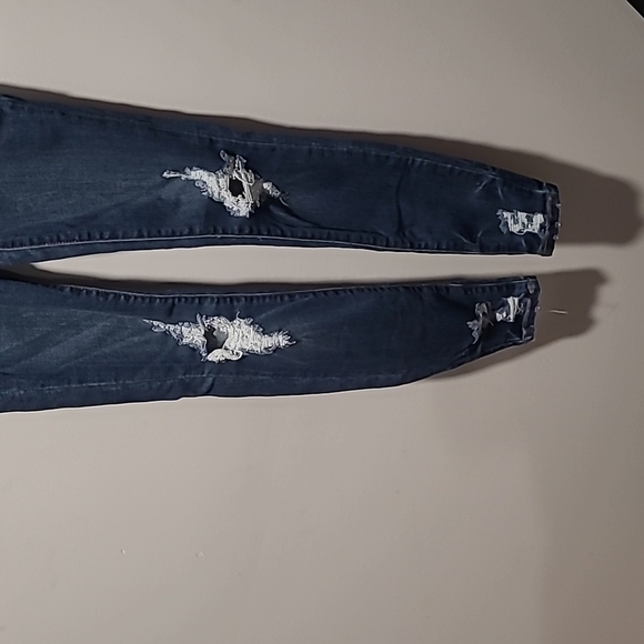 Judy Blue sz 1 25 waist distressed skinny jeans WJ135 - Picture 2 of 5